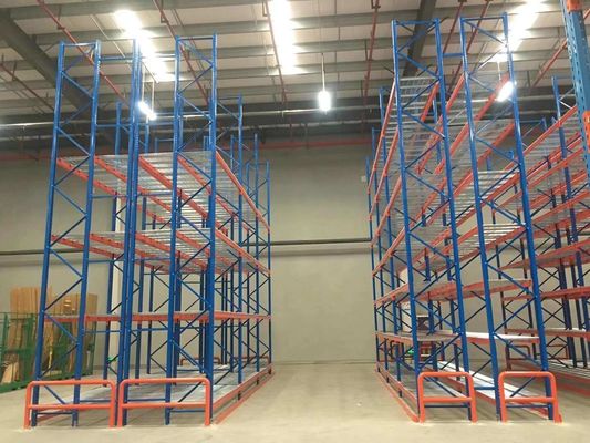 Adjustable Heavy Duty Pallet Racking , Warehouse Storage Shelving Customized Color