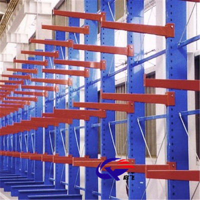 Heavy Duty Double / Single Side Cantilever Racking Warehouse Racks For Long Item