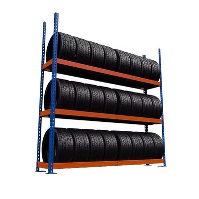 Stackable Heavy Truck Tire Pallet Racking Motorcycle Spare Tyre Rack With QF-stack Design
