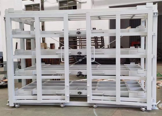 Easy To Operate Semi-closed Metal Sheet Racks Height 0-5m For Large Capacity Storage