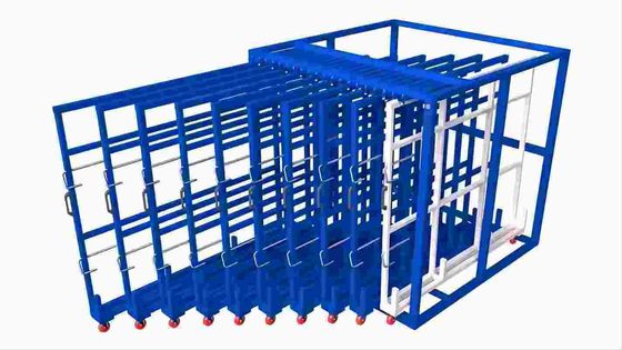 Combined Mobility Vertical Roll Out Sheets Rack For Heavy Duty Metal Sheets Storage
