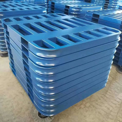 Development Conventional Heavy Duty Fork Tube Optional Material Warehouse Steel Pallet