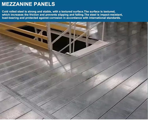 Elevated Level Solution Mezzanine Floor 2-3 Levels With 300 500 800kg/Sqm Load