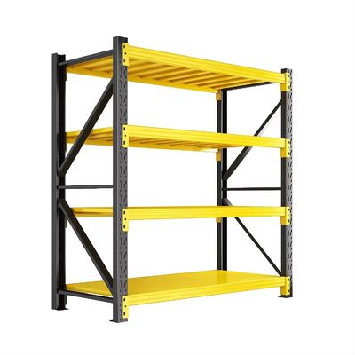 Customizable Steel Medium Duty Racking For Warehouse Storage  0.35mm Thickness