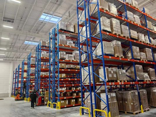 High Capacity Pallet Racking / Heavy Duty Pallet Shelving with Open or Closed Pitch Beams