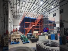 Sistema di piattaforme mezzanine per pavimenti personalizzabili con rivestimento in polvere Q235B