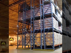 Racking per pallet a doppia profondità per la personalizzazione dei magazzini dei supermercati